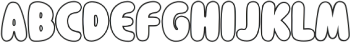 Hook Eyes Outline otf (400) Font UPPERCASE