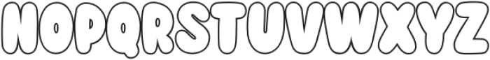 Hook Eyes Outline otf (400) Font LOWERCASE