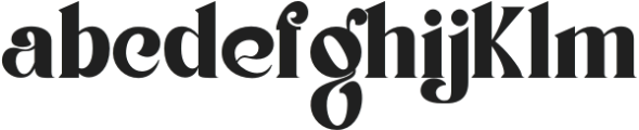 Hooking-Regular otf (400) Font LOWERCASE