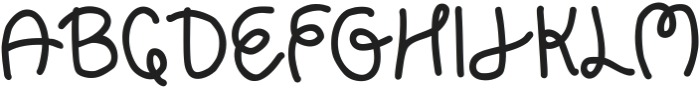 Hoop good Regular ttf (400) Font UPPERCASE