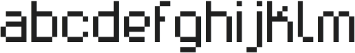 Hoopix Regular otf (400) Font LOWERCASE