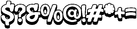 Hoopsy 3D Extrude otf (400) Font OTHER CHARS