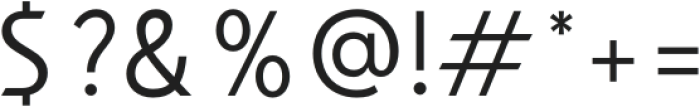 Hopera Sans ExtraLight otf (200) Font OTHER CHARS