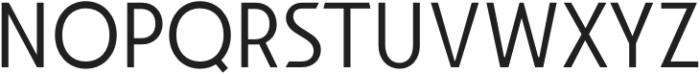 Hopera Sans ExtraLight otf (200) Font UPPERCASE