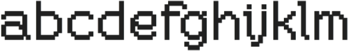 Hopixel Bold otf (700) Font LOWERCASE