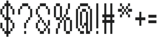 Hopixel Condensed otf (400) Font OTHER CHARS