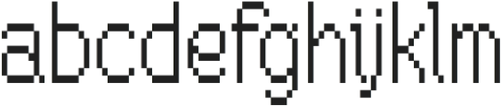 Hopixel Condensed otf (400) Font LOWERCASE