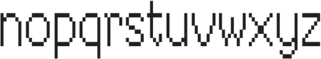 Hopixel Condensed otf (400) Font LOWERCASE