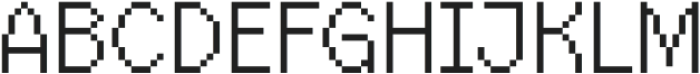 Hopixel Regular otf (400) Font UPPERCASE