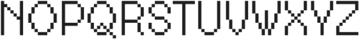 Hopixel Regular ttf (400) Font UPPERCASE