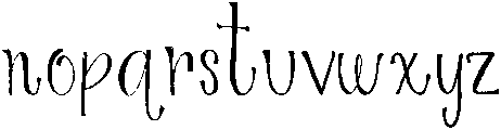 Hopscotch otf (400) Font LOWERCASE