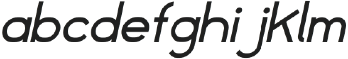 Hore Italic otf (400) Font LOWERCASE