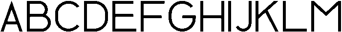 Hore otf (400) Font UPPERCASE