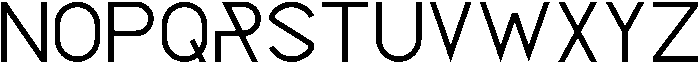 Hore otf (400) Font UPPERCASE