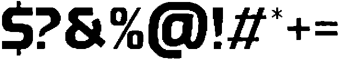 Horizon Light Bold Regular otf (300) Font OTHER CHARS