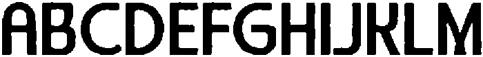 Horizon Light Expanded Regular otf (300) Font UPPERCASE