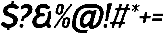 Horizon Light Italic Regular otf (300) Font OTHER CHARS