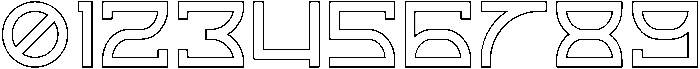 Horizon Outlinetwo otf (400) Font OTHER CHARS
