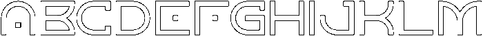 Horizon Outlinetwo otf (400) Font UPPERCASE