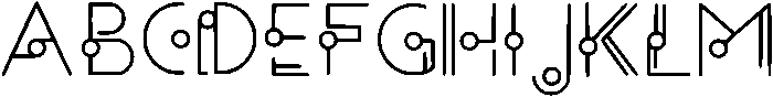 Horizon Regular otf (400) Font UPPERCASE