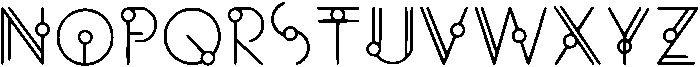 Horizon Regular otf (400) Font UPPERCASE