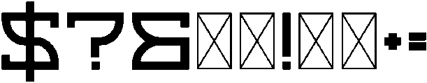 Horizon Regular otf (400) Font OTHER CHARS