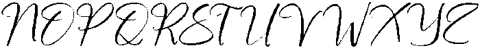 Horizon Serenity Italic otf (400) Font UPPERCASE