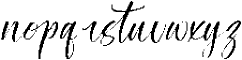 Horizon Serenity Italic otf (400) Font LOWERCASE