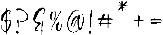 Horizon Serenity otf (400) Font OTHER CHARS