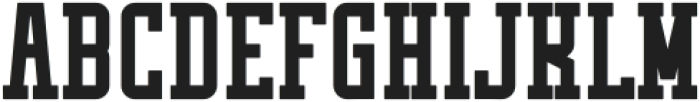 Horizon Varsity Regular otf (400) Font UPPERCASE