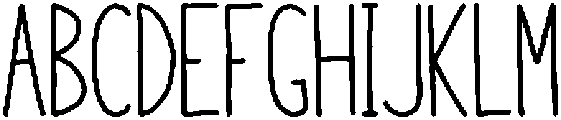 Horizon otf (400) Font UPPERCASE