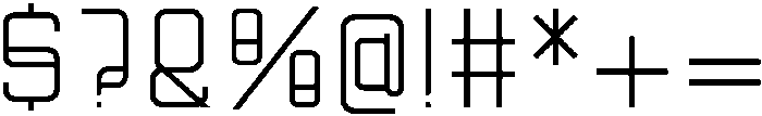 Horizon otf (400) Font OTHER CHARS