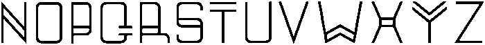 Horizon otf (400) Font LOWERCASE