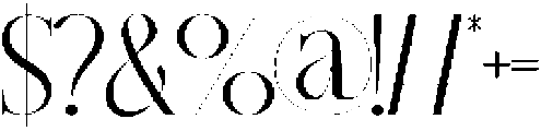 Horlant otf (400) Font OTHER CHARS