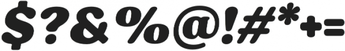 Hornbill Black Italic otf (900) Font OTHER CHARS