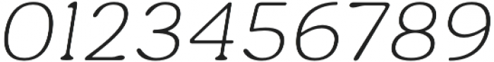 Hornbill Thin Italic otf (100) Font OTHER CHARS