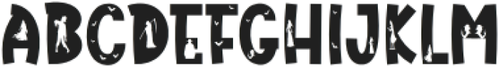 Horor Killer Regular otf (400) Font UPPERCASE