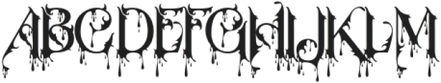 HororMision-Regular otf (400) Font UPPERCASE