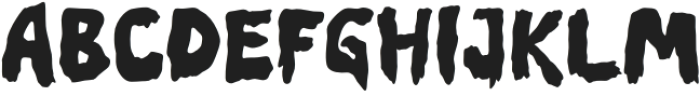 Horror Evil Regular otf (400) Font UPPERCASE