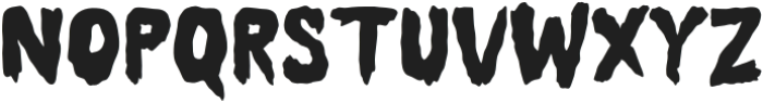 Horror Evil Regular otf (400) Font UPPERCASE