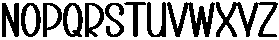 Horror Infander Regular otf (400) Font LOWERCASE
