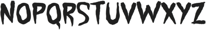 Horror Mansion Regular otf (400) Font UPPERCASE