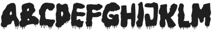 Horror Night Drip otf (400) Font UPPERCASE