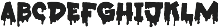Horror Party Regular otf (400) Font LOWERCASE
