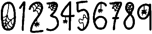 Horror Regular otf (400) Font OTHER CHARS