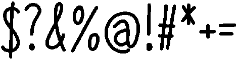 Horror Regular otf (400) Font OTHER CHARS
