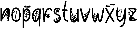 Horror Regular otf (400) Font LOWERCASE