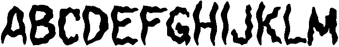 Horror Story Regular otf (400) Font UPPERCASE