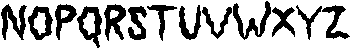 Horror Story Regular otf (400) Font UPPERCASE