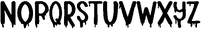 Horror Story Regular otf (400) Font LOWERCASE